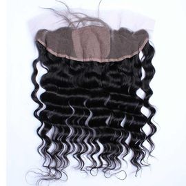 Κίνα 7A μπροστινή περούκα δαντελλών ανθρώπινα μαλλιών κυμάτων βαθμού βαθιά, φυσικές περούκες ανθρώπινα μαλλιών καμία μυρωδιά προμηθευτής
