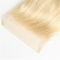 Ξανθά βραζιλιάνα πραγματικά ανθρώπινα μαλλιά τρίχας μωρών περάτωσης δαντελλών κυμάτων σώματος χρώματος #613 προμηθευτής