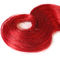 Κόκκινου χρώματος σώματος κυμάτων βραζιλιάνα ανθρώπινα μαλλιά 12 της Virgin τρίχας περουβιανά» σε 26» κανένα σκόρπισμα προμηθευτής