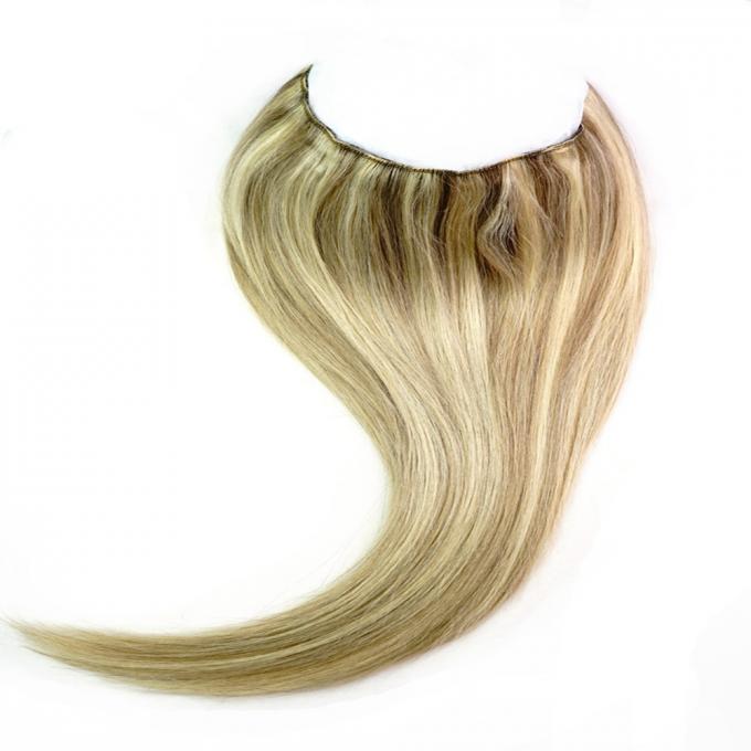 Τονισμένος συνδετήρας χρώματος στα ανθρώπινα μαλλιά της Remy επεκτάσεων τρίχας με μεταξωτό ευθύ