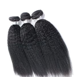 Κίνα Τα Kinky ευθέα ανθρώπινα μαλλιά της Virgin βαθμού 8A δεν συσσωρεύουν τον κανέναν φυσικό Μαύρο επέκτασης τρίχας μυρωδιάς προμηθευτής