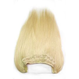 Κίνα Βραζιλιάνο της Virgin κτύπημα φωτοστεφάνου ανθρώπινα μαλλιών ενός κομματιού στο ξανθό χρώμα 120Gram επέκτασης #613 τρίχας προμηθευτής