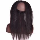 Κίνα Ευθύ κύμα 360 σώματος δαντελλών μετωπική Kinky ευθεία σύσταση Yaki ανθρώπινα μαλλιών βραζιλιάνα επιχείρηση