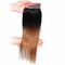 Βαθμός δίχρωμο χρώμα βάσεων μεταξιού ανθρώπινα μαλλιών περάτωσης 100% Virgin δαντελλών 10A 4x4 προμηθευτής