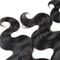 Τα διπλά Weft ανθρώπινα μαλλιά 100% Virgin συσσωρεύουν τη μη επεξεργασμένη περουβιανή τρίχα κυμάτων σώματος προμηθευτής