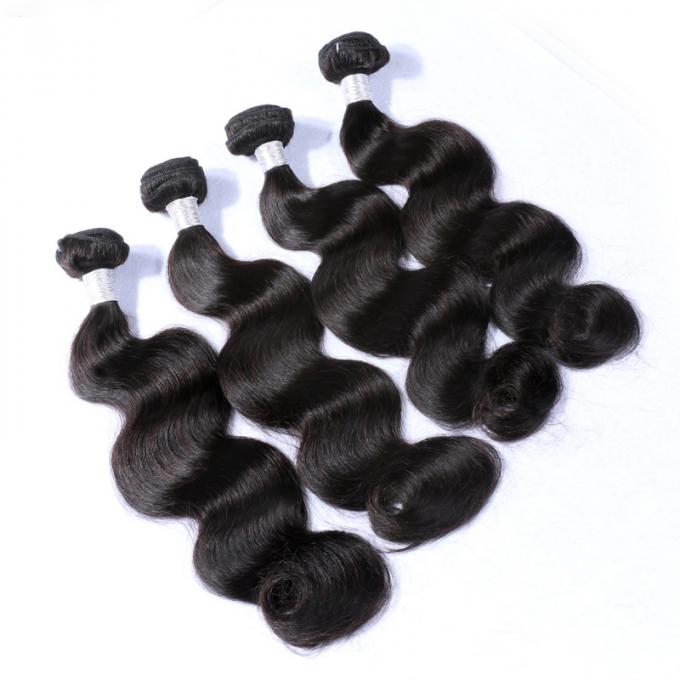 12-30 περουβιανή τρίχα κυμάτων σώματος ίντσας, 7A Remy 100 μη επεξεργασμένα ανθρώπινα μαλλιά 